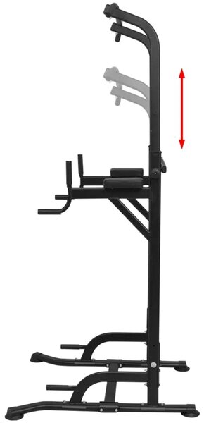 Sprava za vježbanje Power Tower 182 - 235 cm - bez klupe Bez klupe