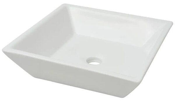Lavabo - Umivaonik Pravokutni Keramički Bijeli 41 5x41 5x12 cm - Bijela Bijela