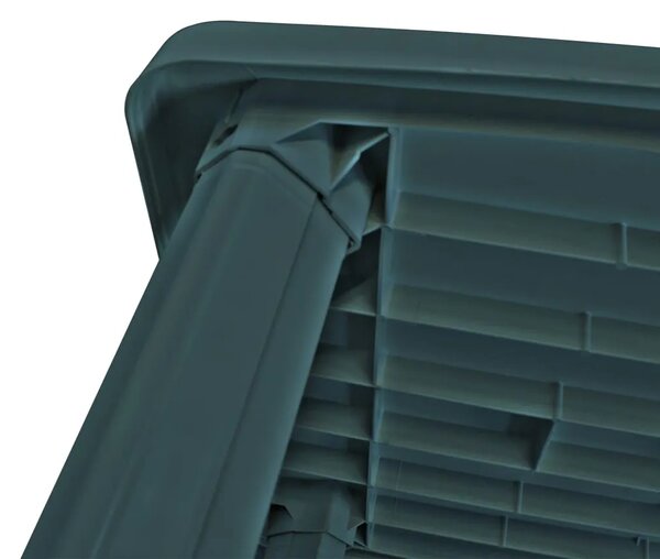 Vrtni stol od plastike zeleni 101 x 68 x 72 cm - Zelena 101 x 68 x 72 cm 1 Zelena