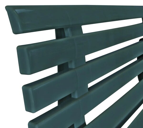 Vrtna klupa 145 5 cm plastična zelena - Zelena 1 2 Zelena