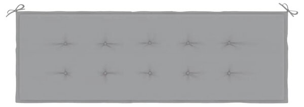 Jastuk za vrtnu klupu sivi 150x50x3 cm od tkanine Oxford - Siva 150 x 50 x 3 cm 1 Siva