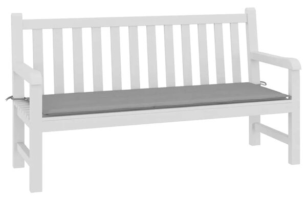 Jastuk za vrtnu klupu sivi 150x50x3 cm od tkanine Oxford - Siva 150 x 50 x 3 cm 1 Siva