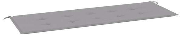 Jastuk za vrtnu klupu sivi 150x50x3 cm od tkanine Oxford - Siva 150 x 50 x 3 cm 1 Siva