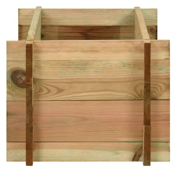 Povišena gredica - Vrtna gredica za povrće od impregnirane borovine 80 cm - Smeđa 80 x 40 x 32 cm 1 80 x 40 x 32 cm