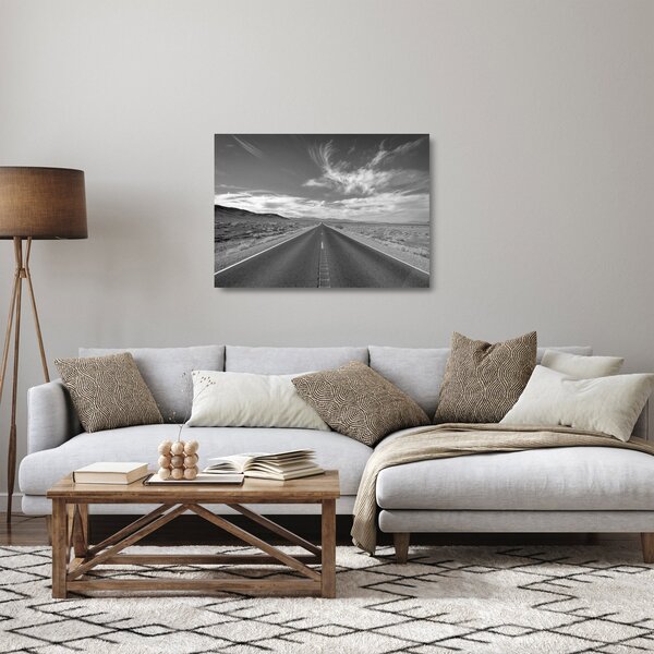 Staklena slika ceste (70x50 cm)