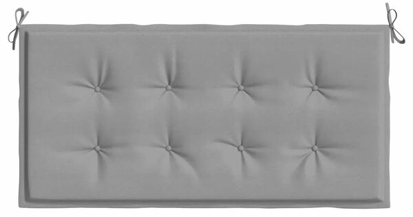 Jastuk za vrtnu klupu sivi 100x50x3 cm od tkanine Oxford - Siva 100 x 50 x 3 cm 1 Siva