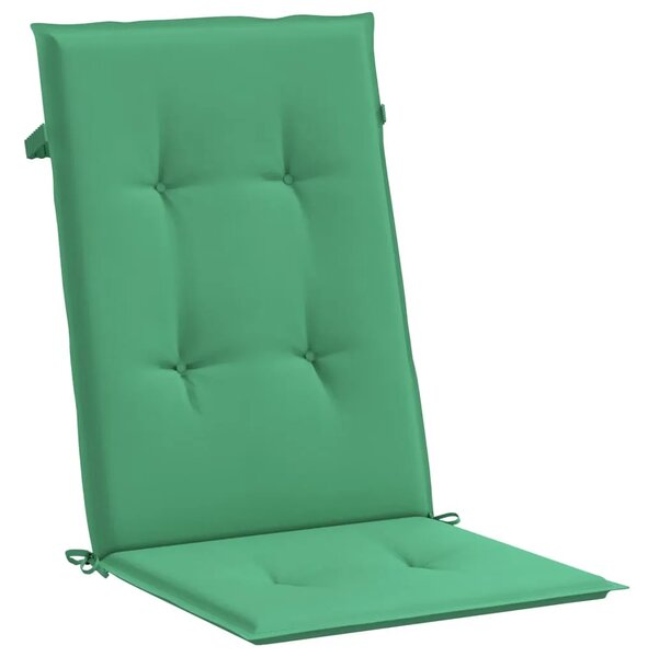 Jastuci za vrtne stolice 4 kom zeleni 120x50x3 cm od tkanine - Zelena 120 x 50 x 3 cm 4 Zelena