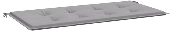 Jastuk za vrtnu klupu sivi 100x50x3 cm od tkanine Oxford - Siva 100 x 50 x 3 cm 1 Siva