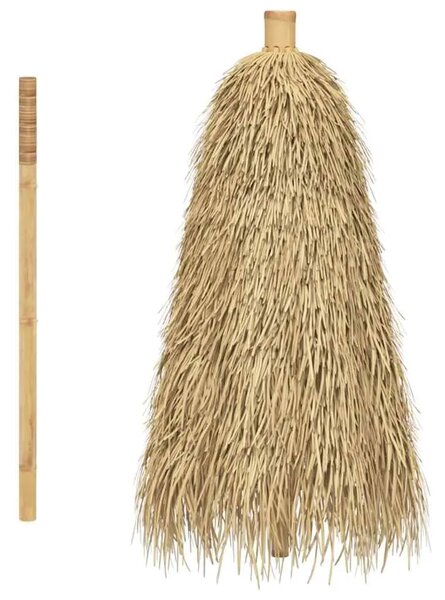 Suncobran od bambusa s krovom od lišća banane 210 cm - 210 cm 1 210 cm