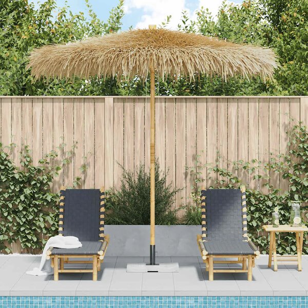 Suncobran od bambusa s krovom od lišća banane 210 cm - 210 cm 1 210 cm