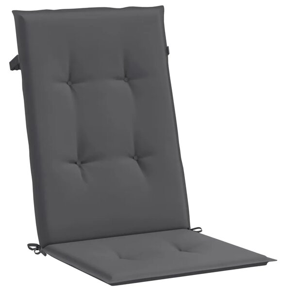 Jastuci za vrtne stolice 4 kom antracit 120x50x3 cm od tkanine - Antracit 120 x 50 x 3 cm 4 Antracit