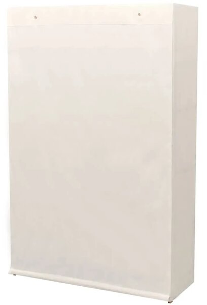 Garderobni Ormar od Tekstila i Borovine 110x40x170 cm - Bijela 1 1 Bijela