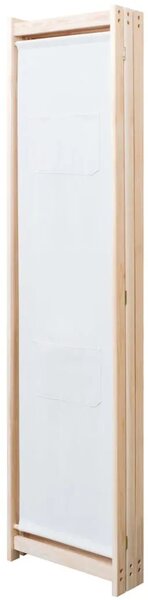 Paravan - Sobna pregrada s 3 panela od tkanine 120 x 170 x 4 cm krem - Krema 3 1 Krema