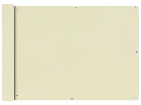 Balkonska Zaštita Oxford Tkanina Krem boje 75x600 cm - Krema 75 x 600 cm 1 Krema