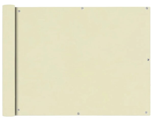 Balkonska Zaštita Oxford Tkanina Krem boje 90x600 cm - Krema 90 x 600 cm 1 Krema