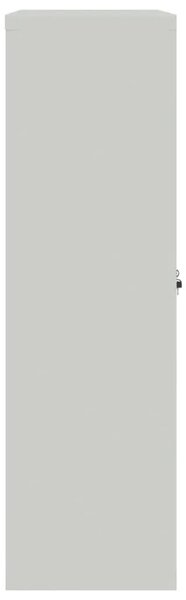 Uredski ormar čelični 90 x 40 x 140 cm sivi - Svjetlosiva 90 x 40 x 140 cm 1 Svjetlosiva