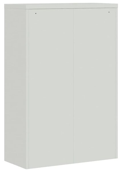 Uredski ormar čelični 90 x 40 x 140 cm sivi - Svjetlosiva 90 x 40 x 140 cm 1 Svjetlosiva