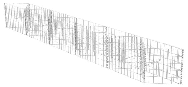 Gabion - Gabion ograde - Gabionska košara od pocinčanog čelika 300 x 30 x 50 cm - 300 x 30 x 50 cm 1 300 x 30 x 50 cm