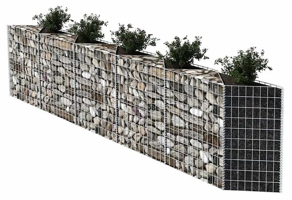 Gabion - Gabion ograde - Gabionska košara od pocinčanog čelika 300 x 30 x 100 cm - 300 x 30 x 100 cm 1 300 x 30 x 100 cm