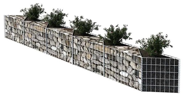 Gabion - Gabion ograde - Gabionska košara od pocinčanog čelika 300 x 30 x 50 cm - 300 x 30 x 50 cm 1 300 x 30 x 50 cm