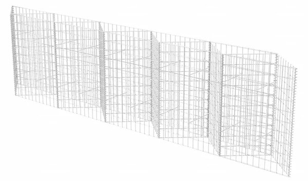 Gabion - Gabion ograde - Gabionska košara od pocinčanog čelika 300 x 30 x 100 cm - 300 x 30 x 100 cm 1 300 x 30 x 100 cm