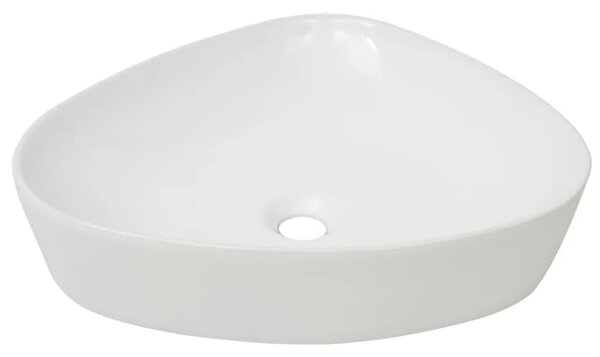 Lavabo - Umivaonik Trokutasti Keramički Bijeli 50 5x41x12 cm - Bijela Bijela