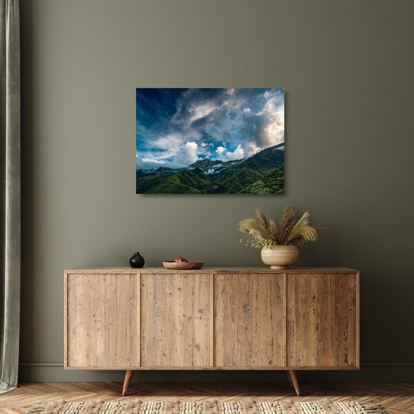 Staklena slika planina (70x50 cm)