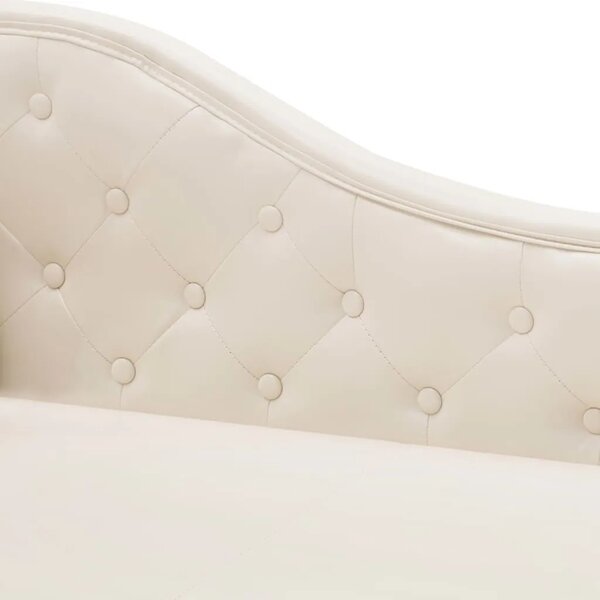 Rimska Sofa Umjetna Koža Krem Bijela - Bijela 1 Bijela