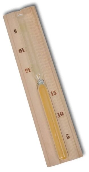 5-dijelni set za saunu: kanta žlica sat termohigrometar