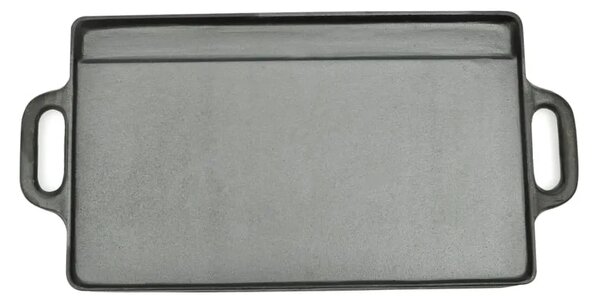 Ploča za roštilj od lijevanog željeza reverzibilna 50 x 23 cm