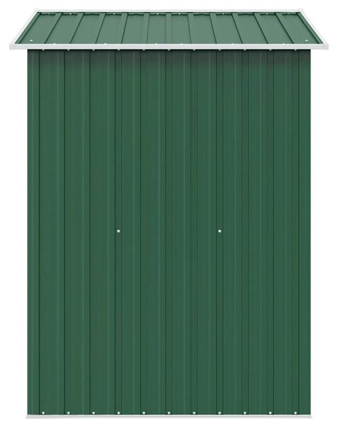 Vrtna kućica za pohranu zelena metalna 204 x 132 x 186 cm - Zelena 1 Zelena