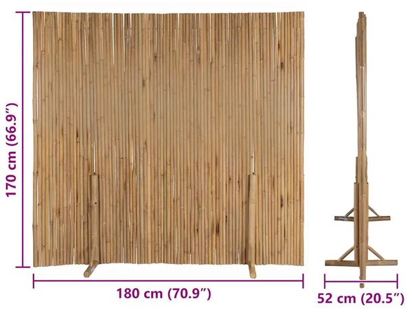 Ograda od bambusa 180 x 170 cm