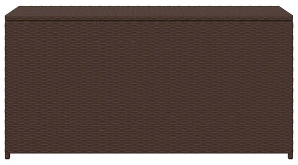 Vrtna kutija za pohranu od poliratana smeđa 120 x 50 x 60 cm - Smeđa Smeđa