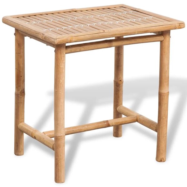 3-dijelni bistro set od bambusa s jastucima