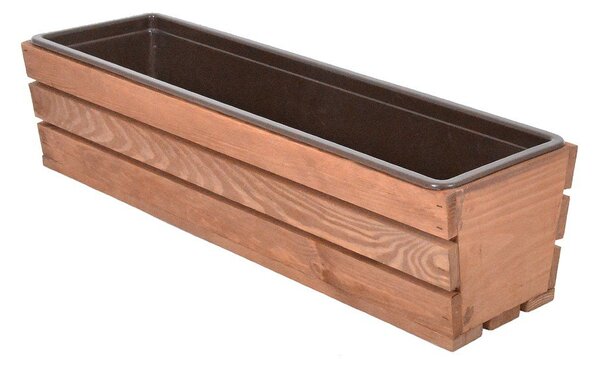 Drvena tegla za cvijeće 61 cm Modern – Rojaplast