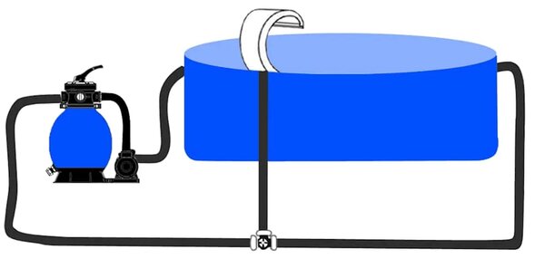 Vrtna fontana s vodopadom za bazen od nehrđajućeg čelika 45x30x60 cm - bez LED svjetala bez LED svjetala