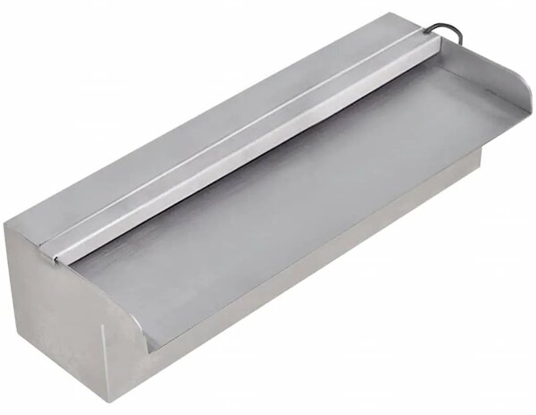 Pravokutna fontana za bazen s LED svjetlom nehrđajući čelik 30 cm - 30 cm s LED svjetlima 30 cm s LED svjetlima