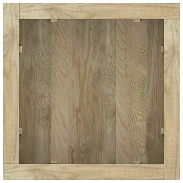 Sadilica 50 x 50 x 40 cm drvena četvrtasta - Zelena 50 x 50 x 40 cm 1 Zelena