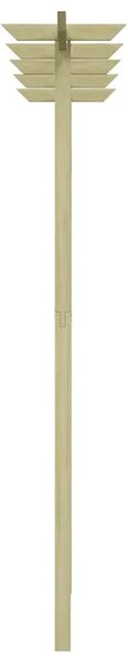 Vrtna pergola 205 x 40 x 203 cm drvena - 200 x 40 x 205 cm 1 200 x 40 x 205 cm