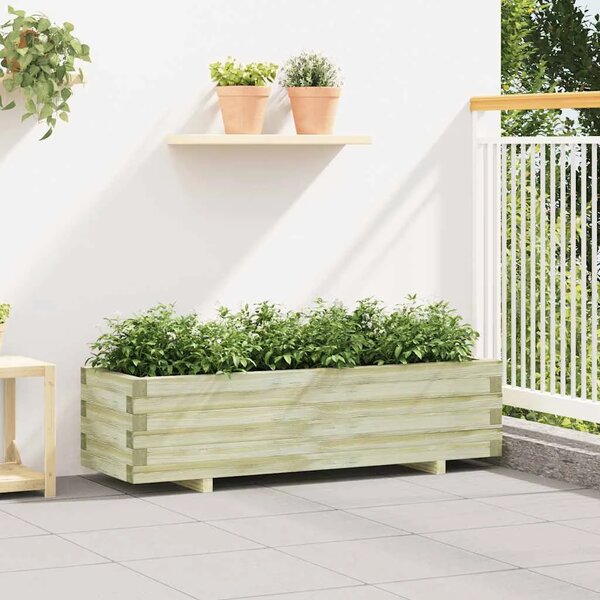 Sadilica 120 x 40 x 30 cm drvena pravokutna - Zelena 120 x 40 x 30 cm 1 Zelena