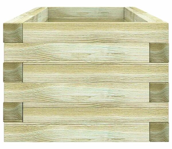 Sadilica 120 x 40 x 30 cm drvena pravokutna - Zelena 120 x 40 x 30 cm 1 Zelena