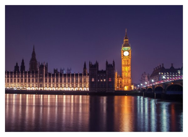 Staklena slika Londona (70x50 cm)