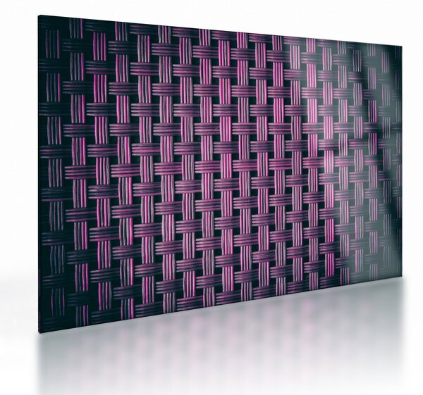 Staklena slika ljubičaste teksture (70x50 cm)