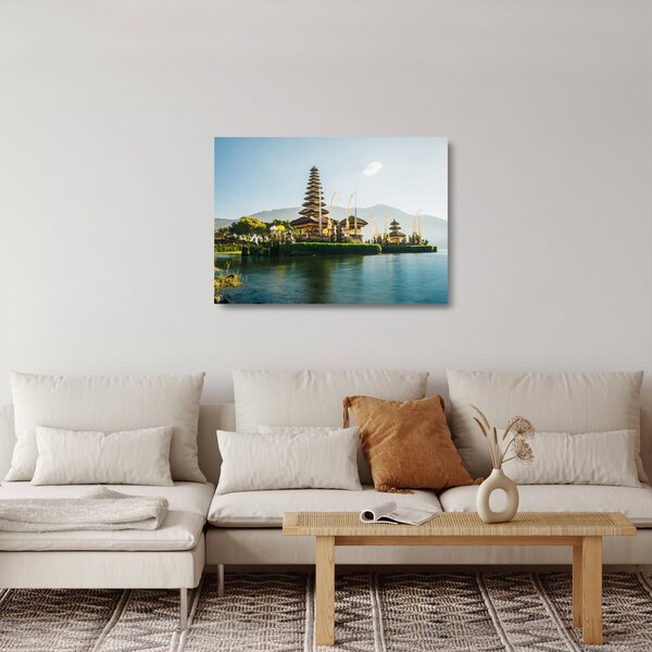Staklena slika Mount Batur (70x50 cm)