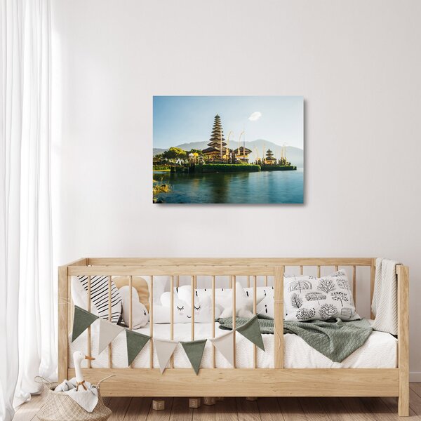 Staklena slika Mount Batur (70x50 cm)