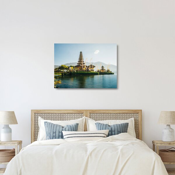 Staklena slika Mount Batur (70x50 cm)