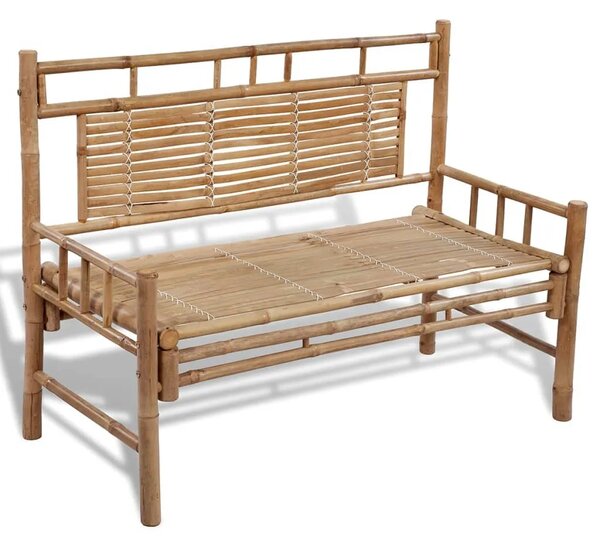 Vrtna klupa 120 cm od bambusa