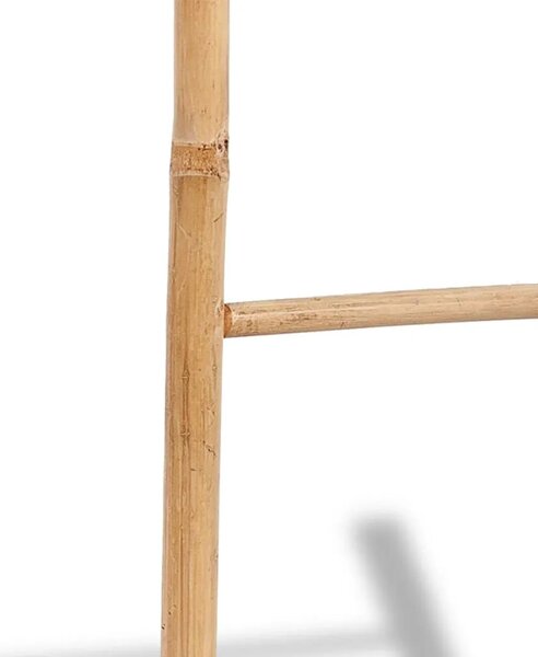 Stalak za ručnike od bambusa sa 6 razina - Smeđa 190 cm 190 cm Smeđa