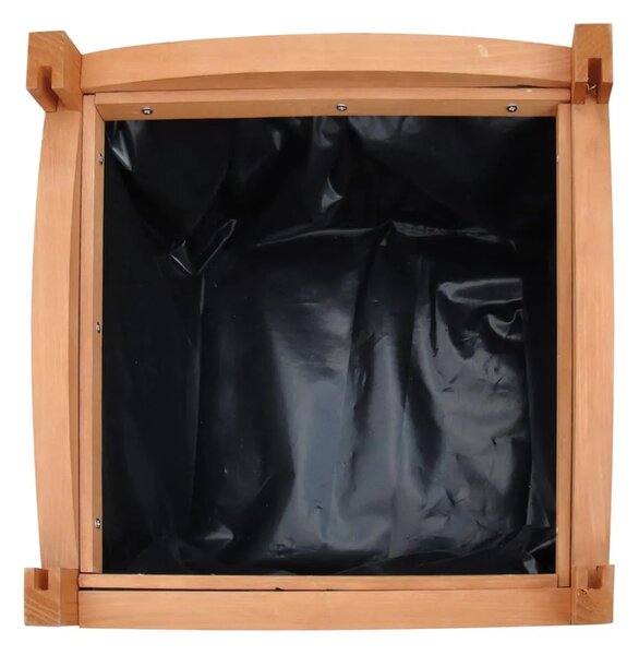 Drvena povišena gredica 30 x 30 x 30 cm 2-dijelni set - Smeđa 2 Smeđa