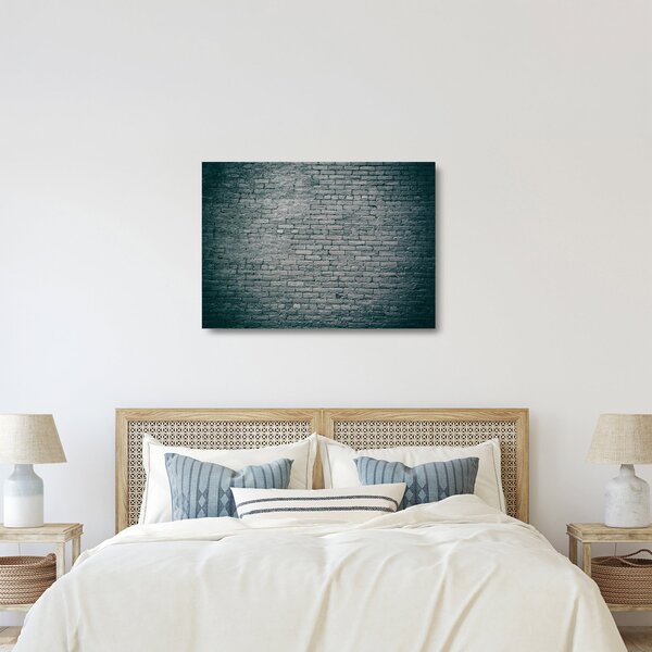 Staklena slika zida od opeke (70x50 cm)
